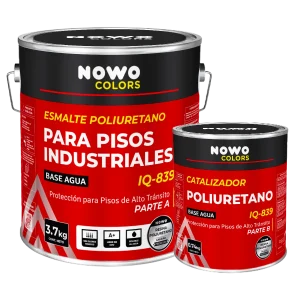 Esmalte Poliuretano para Pisos Industriales IQ-839 - Nowo Colors - Kit x 4L